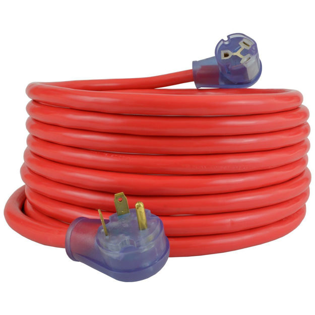 TT-30 RV/Generator Extension Cords(Red)