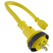 Picture of L5-30P to 5-15R Marine Pigtail Adapter With LED Power Indicator
