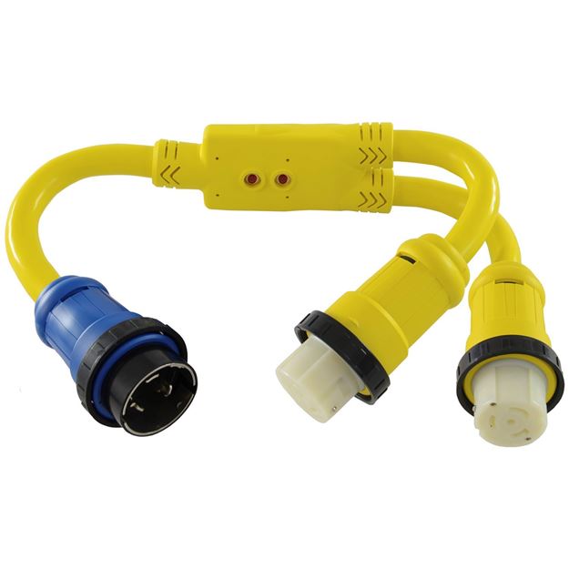 Picture of SS2-50P to (2) SS1-50R Y-Adapter