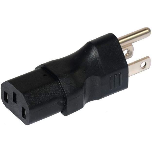 Picture of 5-15P to C13 Plug Adapter, Inline