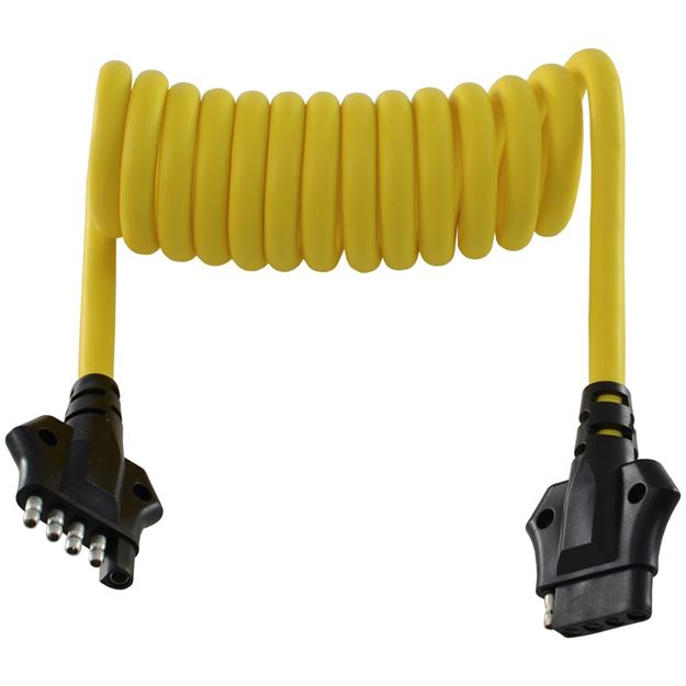 Picture of 4/5 Way Coiled Extension Cord