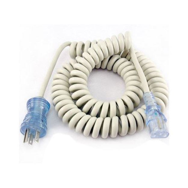 Picture of 5-15P to C13 Hospital Coiled Cord