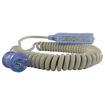 Picture of Hospital-Grade Power Strip, 3x15A Outlets, Extendable Coiled Cord