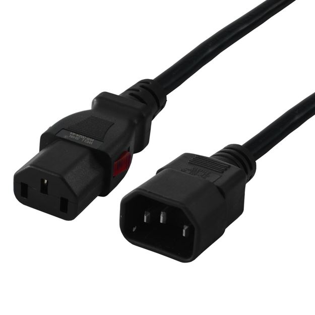 Picture of C14 to C13 Push Lock Extension Cords