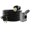 Picture of 50 Amp CS6375 Power Inlet Box & Cable With 14-50 Plug Combos
