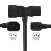 Picture of C13 to C14 & 5-15R T-Adapters