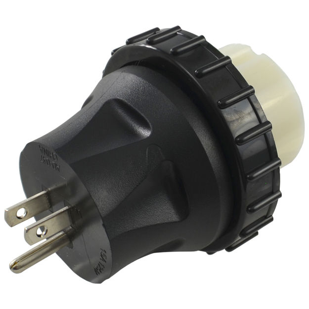 5-15P to SS2-50R with Threaded Ring Plug Adapter
