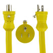 NEMA 5-15P plug with  locking ground screw