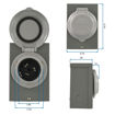 Picture of (Gray) 50 Amp CS6365 / SS2-50 Power Inlet Boxes
