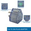 Picture of 5-15P to TT-30R Plug Adapters - Clear Blue