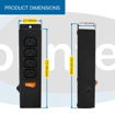 SHEET F POWER STRIP product dimensions 